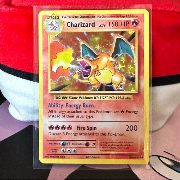 Pokémon TCG - Charizard Lv. 76 (11/108) XY: Evolutions - Regular Rare Holo - Picture 1 of 6